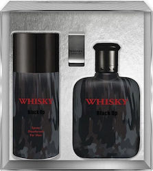 Evaflor Whisky Black Op Мъжки Комплект с Eau de Toilette 3бр