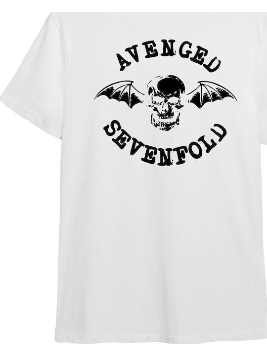 Tricou Avenged Sevenfold Art1 Rock Avenue Alb