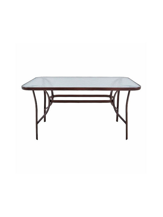 Baleno Outdoor Dinner Free Standing Table with ...