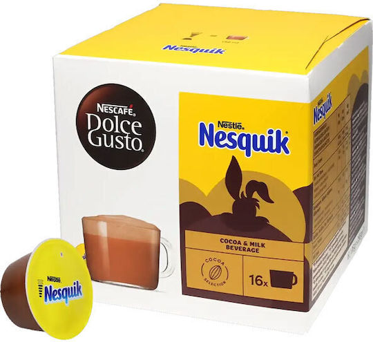 Nescafe Capsule Ciocolata Dolce Gusto Nesquik Compatibile cu Mașină Dolce Gusto 16 bucăți