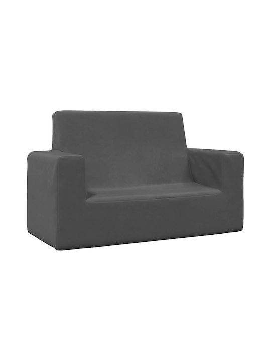 Kids Sofa Grey 84x38x50cm