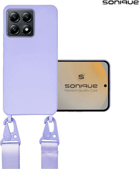 Silicone Case Strap Carryhang Sonique Xiaomi Xiaomi 14t Lilac