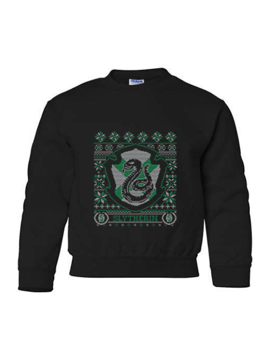 Παιδικό Φούτερ Slytherin  Black