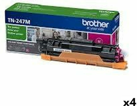 Brother TN-247M Γνήσιο Multipack Toner Laser Εκτυπωτή Ματζέντα High Yield 4τμχ