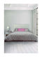 Epavlis Homeware Σχ.0604 Σετ Σεντόνια Υπέρδιπλα με Λάστιχο 160x200+30εκ. Καφέ (4τμχ)