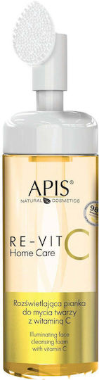 Apis Natural Cosmetics Home Care Facial Cleansing Foam for Face and Eyes Brightening and Antioxidant Action 150ml