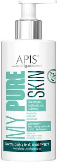 Apis Natural Cosmetics My Pure Skin Facial Cleansers Gel for Acne-prone Skin 300ml
