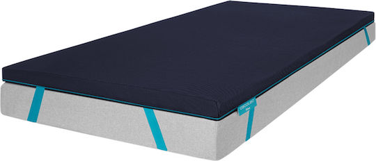 Flow Topserenity Matratzentopper 100% Viskoelastisch 5cm 4 Elastische Bänder Abnehmbarer Bezug 190 x 90 x 5 cm Cec-07373 Cecotec