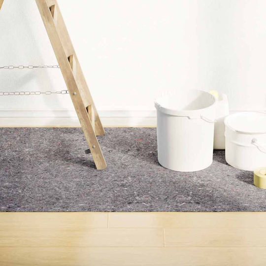 Vidaxl Non-Slip Wool Rug 2532 Cm 280 G/m² Grey
