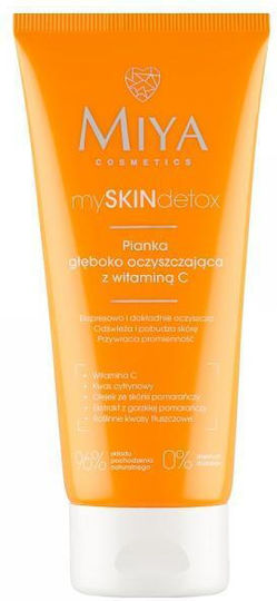 Miya Cosmetics My Skin Detox Gesichtsreiniger Schaumstoff mit Feuchtigkeitsspendender Wirkung 100ml