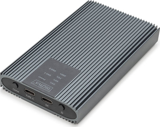 Digitus Θήκη για Σκληρό Δίσκο M.2 SATA III NVME με σύνδεση USB 3.2