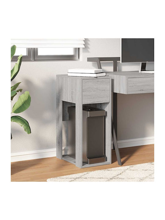 Computerturm-Standschublade Grau Sonoma 30x44x7...
