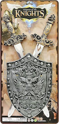 Σετ Ιππότη 2 Σπαθιά Ασπίδα 55x25,5cm Carnavalista 232575 Σετ Ιππότη 2 Σπαθιά Ασπίδα 55x25,5cm Carnavalista 232575