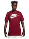 Futura Icon Athletic T-shirt Burgundy