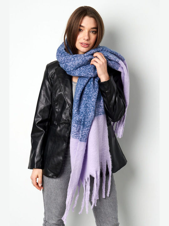 Yehwang Scarf Women's Wool Scarf Purple