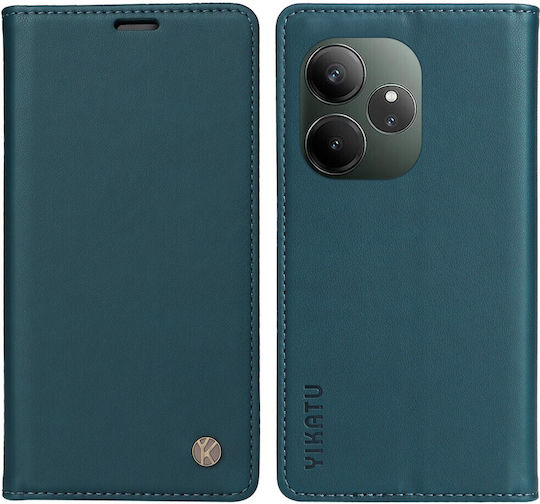Realme Folio Series Book Δερματίνης / Σιλικόνης Πράσινο (Realme GT 6 5G, Realme GT 6T 5G)