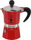 Bialetti Rainbow Stovetop Espresso Pot for Brown