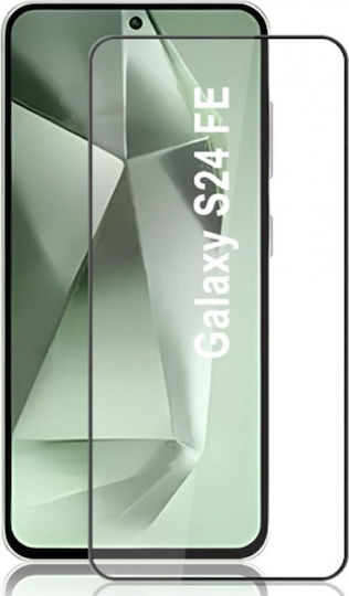 Full Glue Full Face Tempered Glass Μαύρο (Galaxy S24 FE)