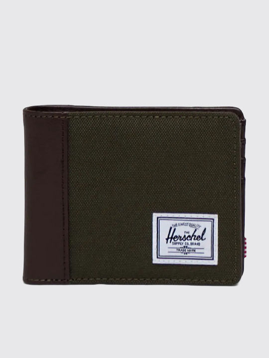 Herschel Hank Ανδρικό Πορτοφόλι με RFID Πράσινο