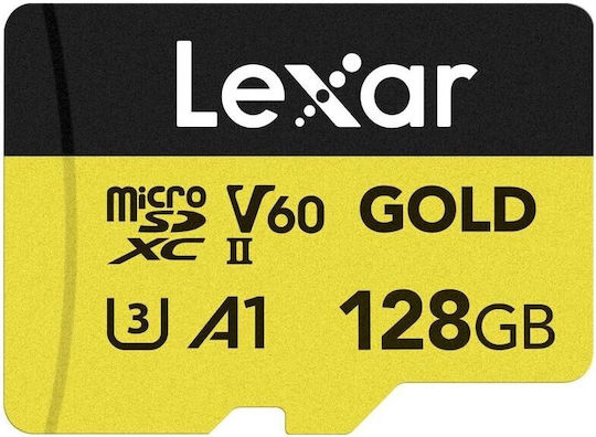 Lexar Professional microSDXC 128GB U3 V60 A1 UHS-II 280MB/s