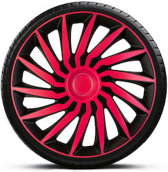 Σετ Τάσια 14'' Kendo Pink Black 4 Τμχ