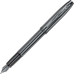 Sheaffer Πένα Γραφής Medium Γκρι με Μπλε Μελάνι