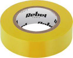 Rebel Adhesive Insulation Tape 0.13 Mm X 19 Mm X 10 Yd Yellow