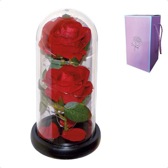 Δωρόσημο Φωτιστικό LED Θερμό Λευκό Forever Rose