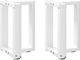 vidaXL Metal Furniture Leg 2 Pieces Suitable fo...