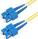 StarTech Optical Audio Cable TOS male - TOS male Μαύρο 2m (SMDOS2SCSC2M)