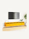 Шкаф за телевизор Метален Mustard Yellow Д202xШ39xВ43.5см