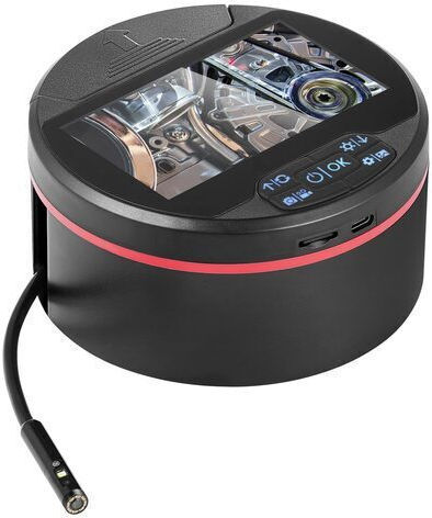 Cameră Endoscop pentru Inspecție Auto Sisteme de Instalații Sanitare Ecran Ips de 4.3 Inch 8 Lămpi Led Ip67 Lungime 5 M Card Sd 32 Gb 1500 Mah