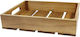 Букетна кутия от акациево дърво с дръжки Gn1/2x7см дълбочина Tablecraft Tc Crate12