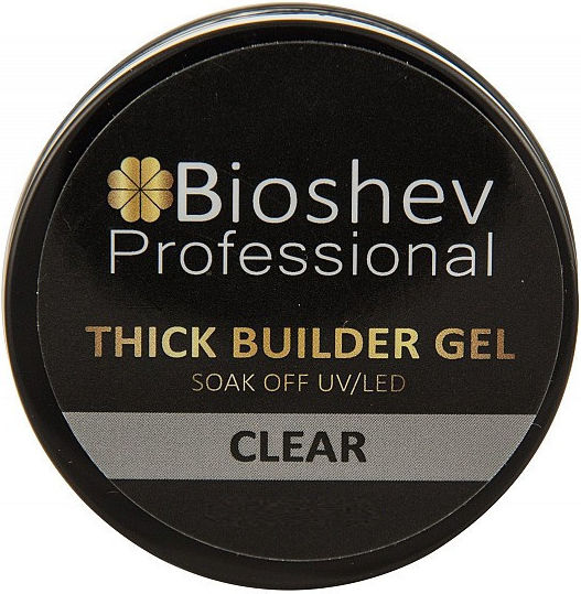 Dicker Aufbau-Nagelgel Bioshev Professional Klar 50g