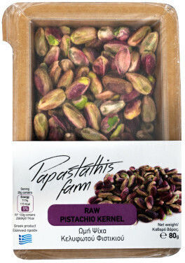Raw Whole Aegina Pistachio Kernel Ecopack 80g