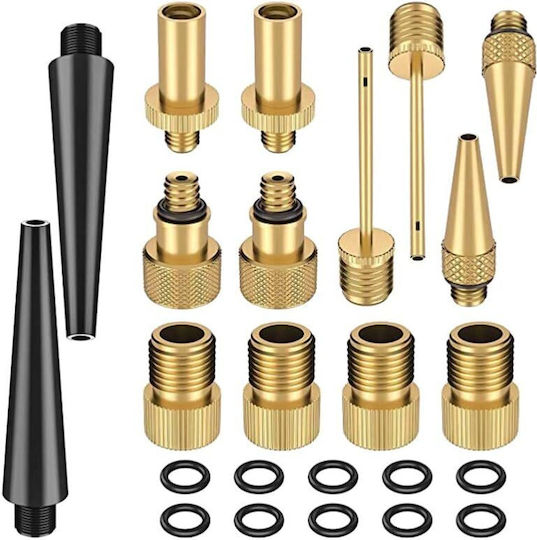 24-piece Vulcanizing Set Bicycles Inflatable Toys Zola Made Metal Plastic Dv Sv Av Sv Valve