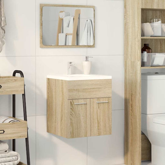 vidaXL Countertop without Sink L41xW38.5xH46cm Sonoma Oak