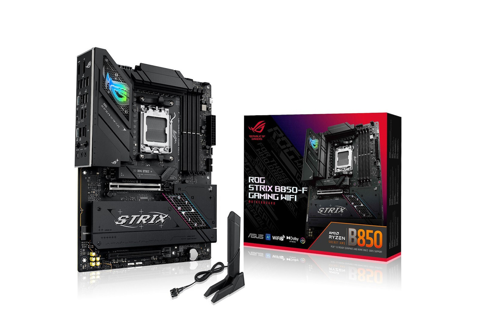Asus ROG STRIX B850-F GAMING WIFI Motherboard ATX με AMD AM5 Socket (90MB1J70-M0EAY0)