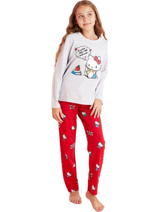 Siyah Inci Kids' Pajamas Winter red