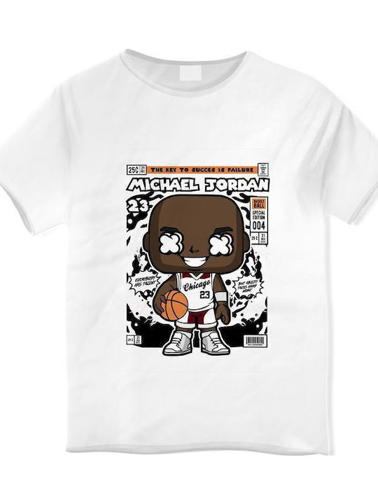 Παιδικό T-shirt White Michael Jordan