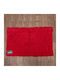 Anna Riska Πατάκι Μπάνιου Βαμβακερό Rose Red 50x80εκ.