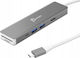 J5create JCD390 USB-C Docking Station με HDMI 4K PD Γκρι