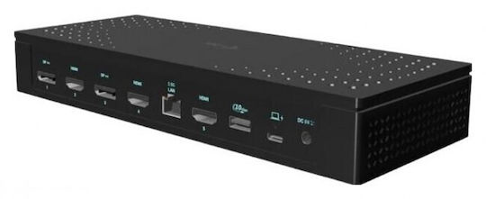 i-tec USB-C Докинг станция с DisplayPort 4K PD Ethernet Черен (CA5MONITORDOCKPD)