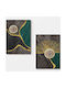 Canvas Painting Set of 2 Pieces 910nvt1254 70x100cm Multi Wallity Vertical Wood Canvas