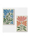 Canvas Painting Set 2pcs 910nvt1412 70x100cm Multi Wallity Vertical Wood Canvas