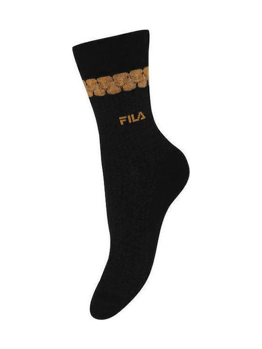 Fila Women's Regular Cotton Sock with Lurex Design