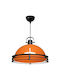 Opviq Orange Висящо Осветително Тяло Оранжев с Цокъл E27 30x30x100см.