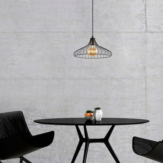 Opviq Depay Pendant Light Black with Socket E27 36x36x120cm