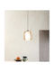 Ondaluce Pendant Light Honey with Socket E27 25x25cm