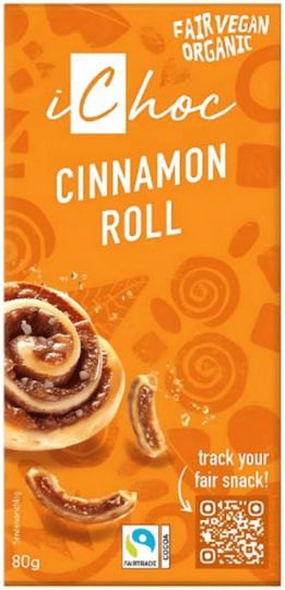 Vivani Βιολογικό Προϊόν Σοκολάτα Cinnamon Roll Vegan 80gr